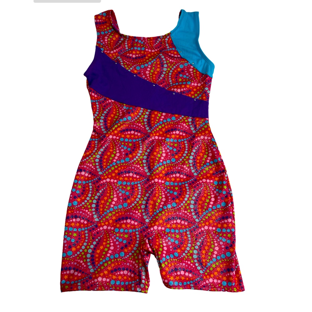 Moret Active Girl Girls Biketard Activewear Size12-14 L